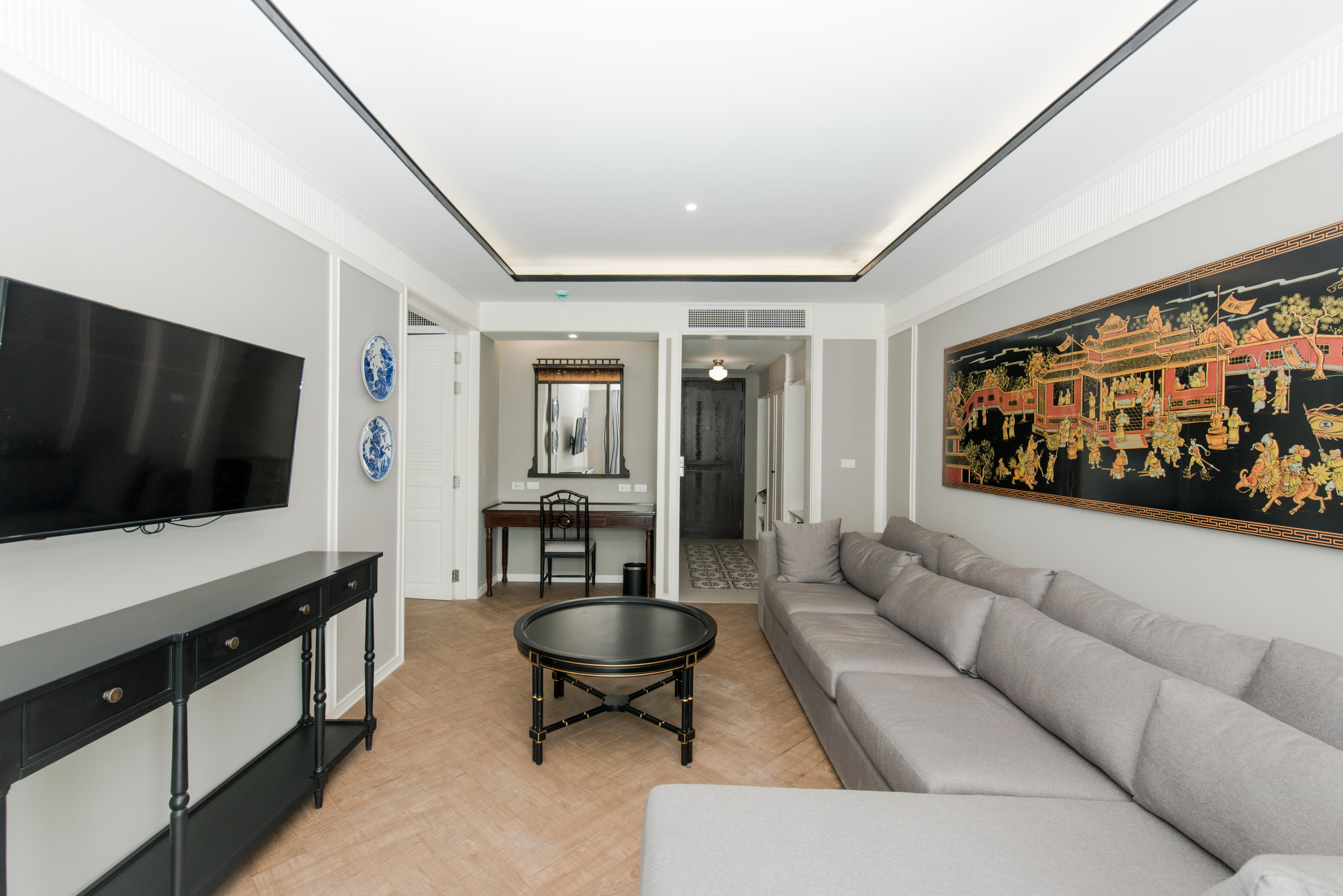 Marina Gallery Resort-Kacha-Kalim Bay - Sha Plus Patong Exterior foto A living room at the residence